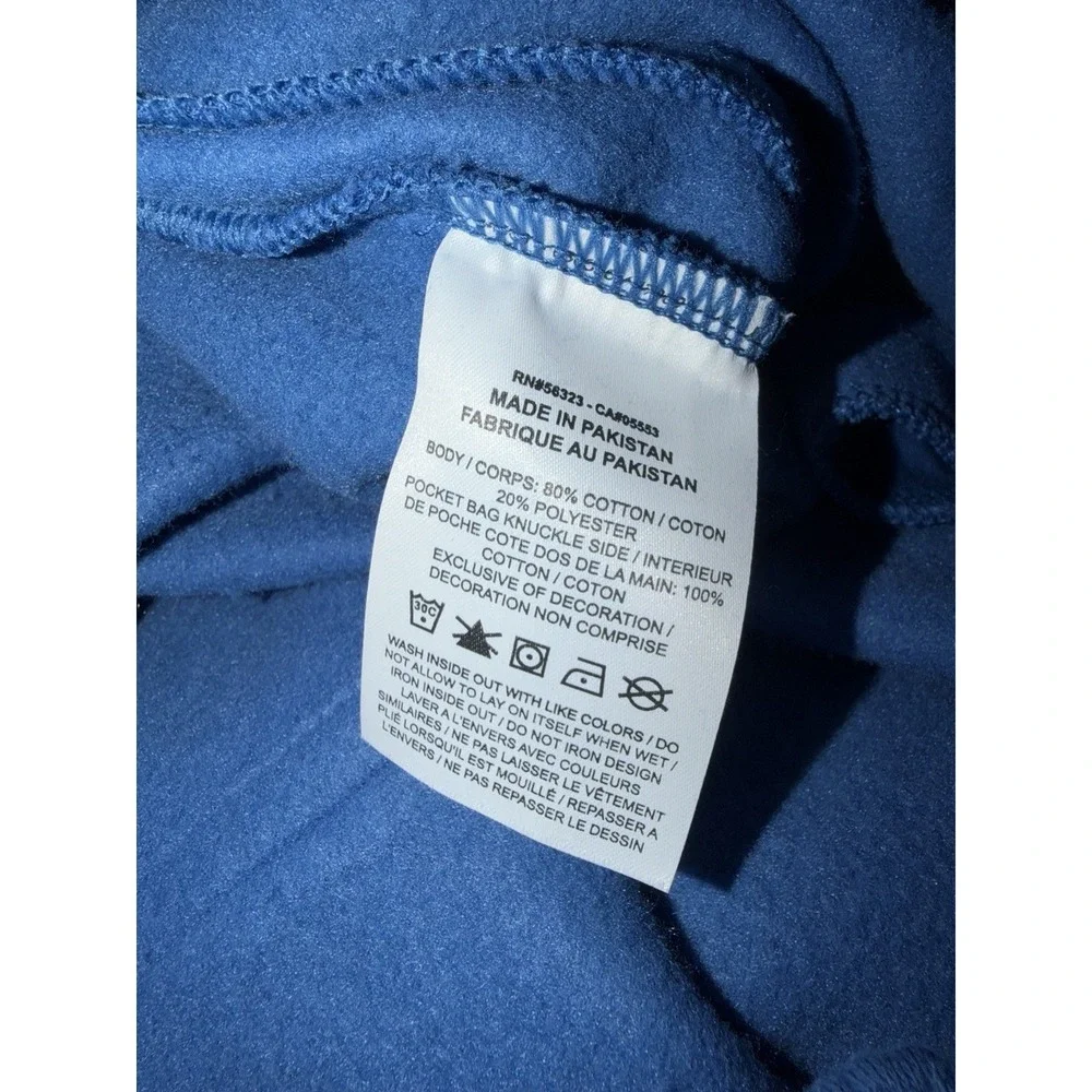 Nike Sweat Shorts Mens Large Blue Embroidered